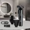 Conjunto de barbear Maestro MR-678 3-em-1 USB 90 min. aparador máquina de barbear groomer recarregável