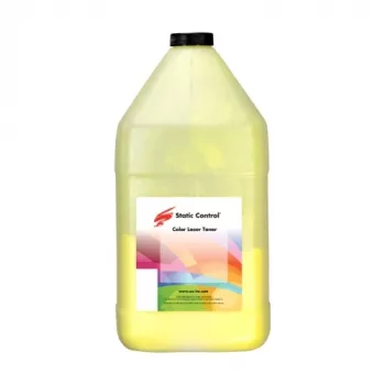 Toner químico Static Control Odyssey 3, pó para cartuchos HP/Canon, 1kg, amarelo