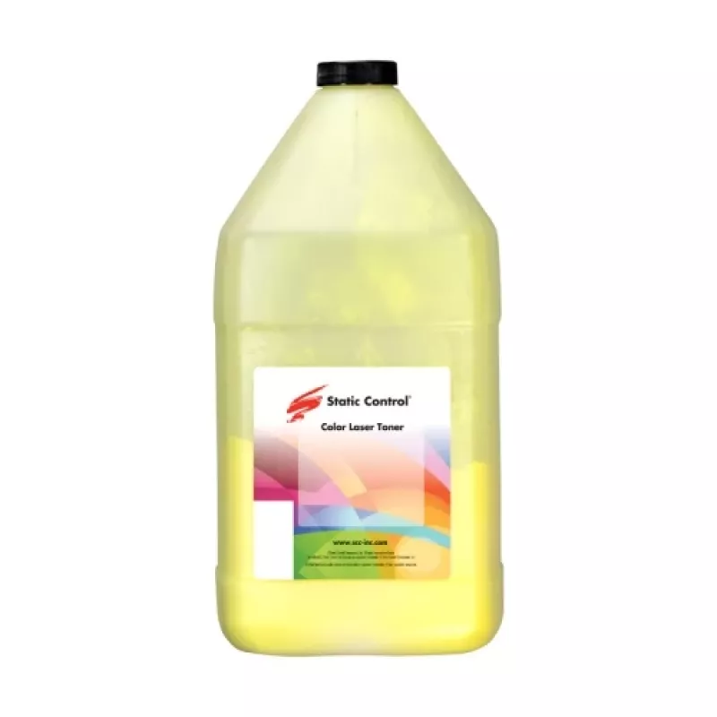 Toner químico Static Control Odyssey 3, pó para cartuchos HP/Canon, 1kg, amarelo