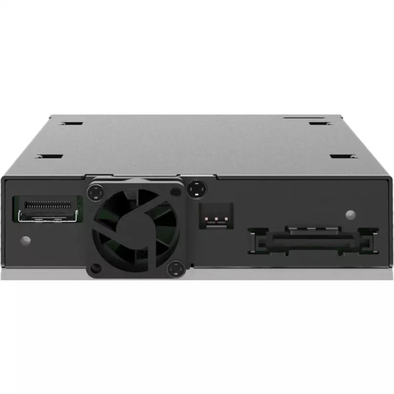 ICY DOCK - ToughArmor - MB601V5K-B - Caixa de baía removível para 1 unidade U.2/U.3 NVMe SSD 2,5 PCIe 5.0 para baía externa de 3,5 (1 x MCIO 4i SFF-TA-1