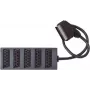 Caixa comutadora SCART ShiverPeaks 5 portas com cabo SCART de 0,4 m (modelo 22224021)