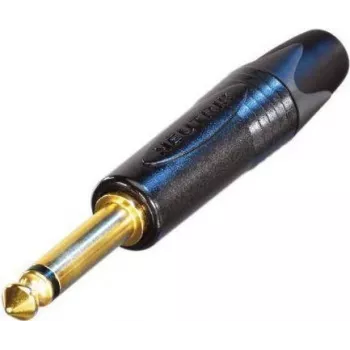 Neutrik Série PX NP2X-B - Ficha de áudio - Ficha mono (M) - Preto (NP2X-B)