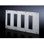 Rittal TS 8609.140 Placas de módulos para conectores de 16/24 polos, aço, cinzento