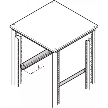 Corrediça SCHROFF 25 kg - conjunto de corrediças 800T 10 unid. (21127198)