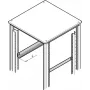Corrediça SCHROFF 25 kg - conjunto de corrediças 800T 10 unid. (21127198)