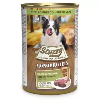 STUZZY Monoprotein vitela - comida húmida para cães - 400 g