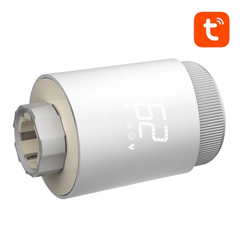 Válvula termostática de radiador Avatto TRV10 Zigbee Tuya controlo sem fios, TRV inteligente