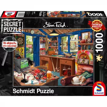Steve Read: Secret Puzzle - Oficina do pai (1000 peças)