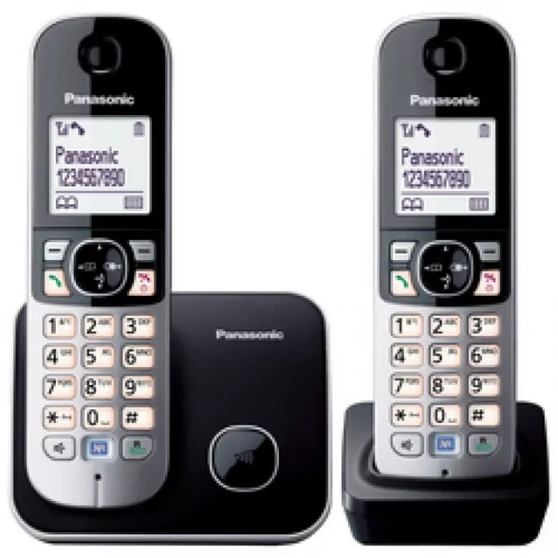 Telefone DECT Panasonic KX-TG6812GB