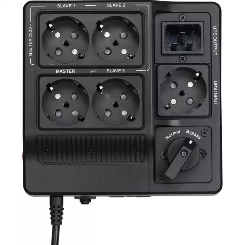 Bluewalker PowerWalker MBS - unidade de distribuição de energia - corrente alternada 208/220/230/240 V - entrada, entrada IEC 60320 C20 - tomadas de saída: 4 - preto