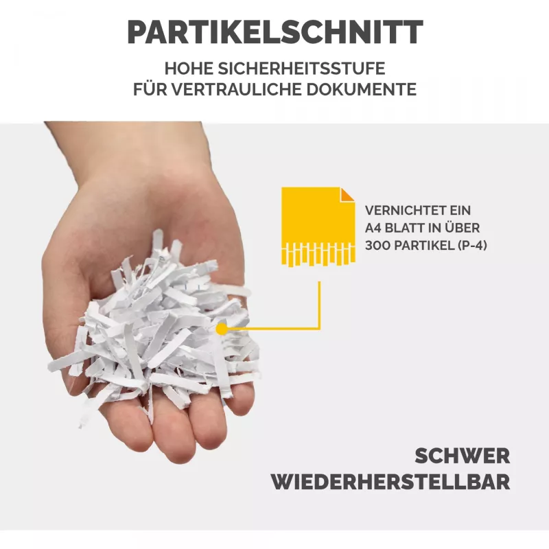 Destruidora de documentos Fellowes Powershred LX50 corte em partículas preta
