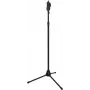 Suporte de microfone Omnitronic MS-3 com braço articulado, preto