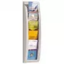 Suporte para papel Paperflow QUICK BLICK 4062.02 — organizador de secretária com 5 compartimentos, cinzento