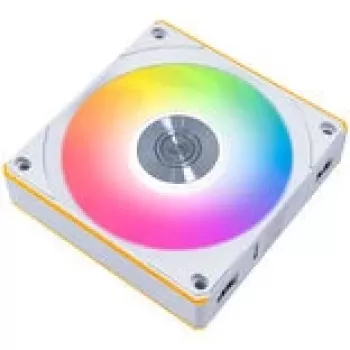 Ventoinha de caixa 120mm Lian Li UNI FAN CL Wireless — branca, controlo RGB sem fios, compatível com daisy-chain