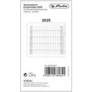 Agenda de bolso Herlitz 50047642 32 páginas preto branco