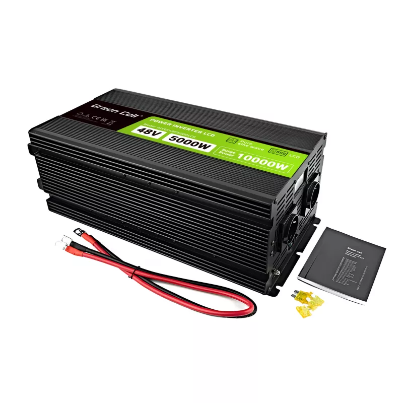 Inversor LCD 48V 5000W/10000W onda sinusoidal pura com visor