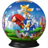 Bola de puzzle 3D Ravensburger Sonic the Hedgehog, 72 peças, modelo 11592