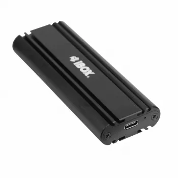 Caixa para SSD IBOX HD-07 para 1x unidade M.2, USB 3.2 Gen 2 (10 Gbit/s), USB-C, preto
