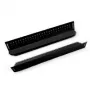 Triton RAB-NL-X01-X1 Calhas para cargas pesadas 380 mm para profundidade de armário de 600 mm, preto