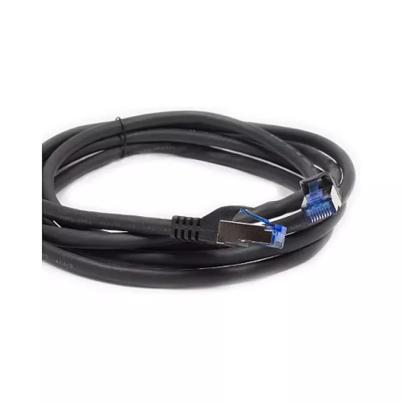 Cabo de rede Cat.6A SmartFLEX HF Good Connections preto 0,25m