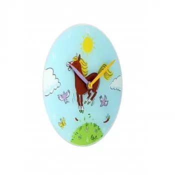 Relógio NeXtime 8812 Jump for joy, Ø30 cm, relógio de parede, azul/multicolor
