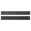 DIGITUS DS-55358 controlador de video wall HDMI, 4 ecrãs, saída 4K/30Hz, entrada 4K/60Hz via HDMI 2.0 / USB-C (DP 1.2a), RS232, telecomando, preto