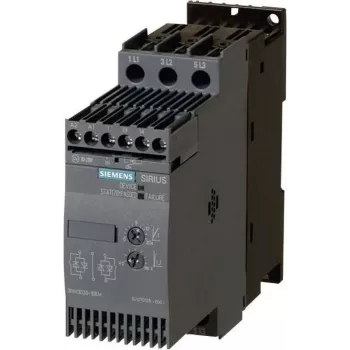 Arrancador suave Siemens potência do motor a 400 V 15 kW potência do motor a 230 V 7,5 kW 400 V/AC corrente nominal 32 A 3RW3027 (3RW3027-1BB14)
