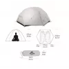 Tenda Naturehike MONGAR 2 M VERDE FLORESTA