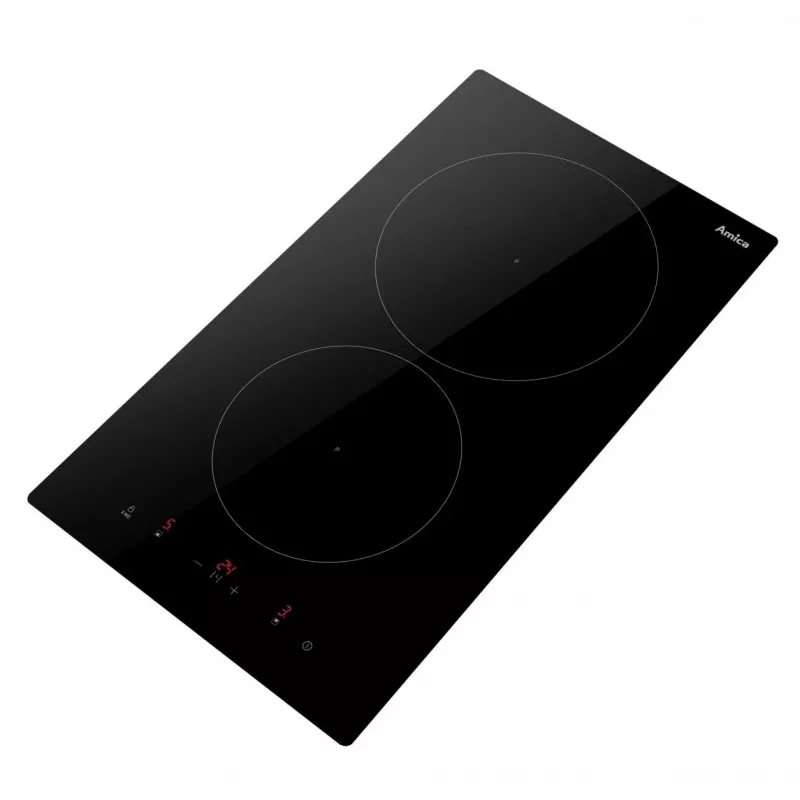 Placa de indução Amica PI3520U 21743 3 zonas de cozedura 7 níveis de potência