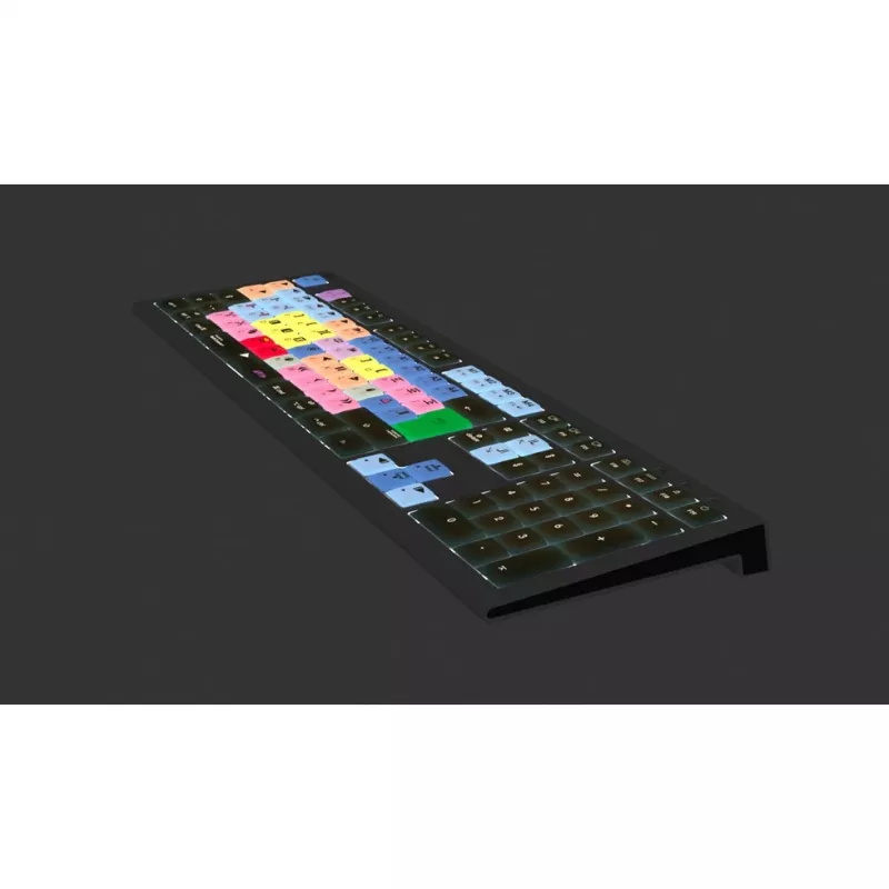 Teclado Logickeyboard LKB-MCOM4-A2M-UK USB QWERTY inglês preto (LKB-MCOM4-A2M-UK)