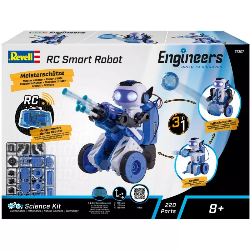 Robô inteligente RC Smart Robot 3-in-1 Revell (21307)