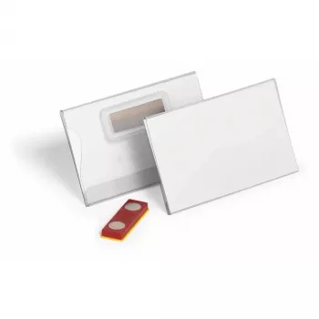 Porta-crachás Durable 824419 plástico horizontal 9x5,4 cm