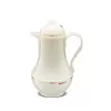Garrafa térmica ROTPUNKT série 230 1 L, branco (marfim) - recipiente para bebidas com isolamento a vácuo