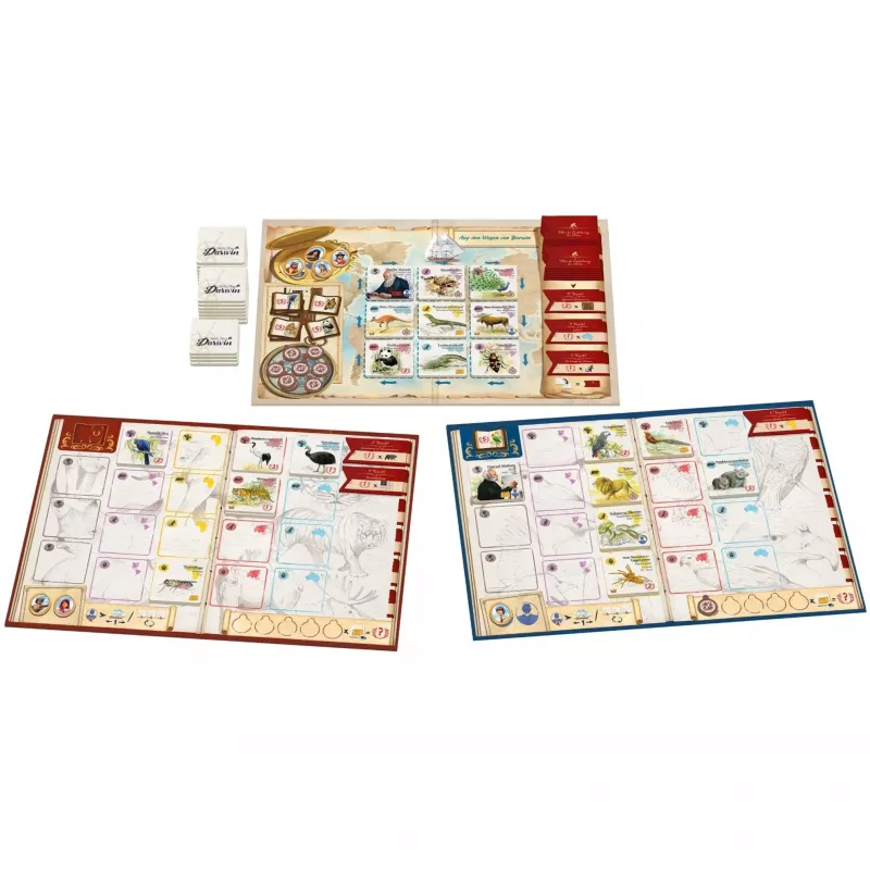 Nos Passos de Darwin, jogo de tabuleiro