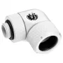 Bitspower BP-DWE90RMLA16 Advanced Multi-Link conector adaptador de 90°, G1/4 macho para tubo rígido de 16 mm de diâmetro exterior, rotativo, branco
