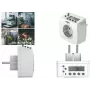 Ansmann 1260-0011 temporizador digital programa diário, programa semanal 3680 W função aleatória, mudança de hora de verão/inverno (1260-0011)