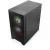 Conjunto de caixa de PC Silentware Flow 100 ARGB MESH — 2 ventoinhas frontais de 140 mm, 1 traseira de 120 mm
