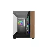 Caixa de PC Cooler Master Elite 481 Wood — mATX de câmara dupla com design em madeira natural e dois painéis de vidro temperado