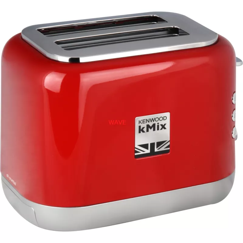 Torradeira Kenwood TCX751RD 2 fatias 900 W, caixa em metal, vermelho, 160×272×257 mm