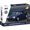 Cobi Volkswagen Golf GTI (1976–1983) conjunto de construção, azul, 1:35, 68 peças