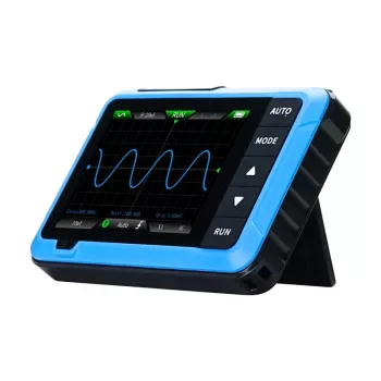 Osciloscópio mini portátil 2-em-1 e gerador de sinal Fnirsi DSO510 — largura de banda 100 MHz, taxa de amostragem 1 GS/s
