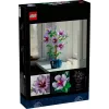 Conjunto de construção LEGO Botanical Hibiscus Flower 10372 – 660 peças, modelo de exposição, 250×360×130 mm
