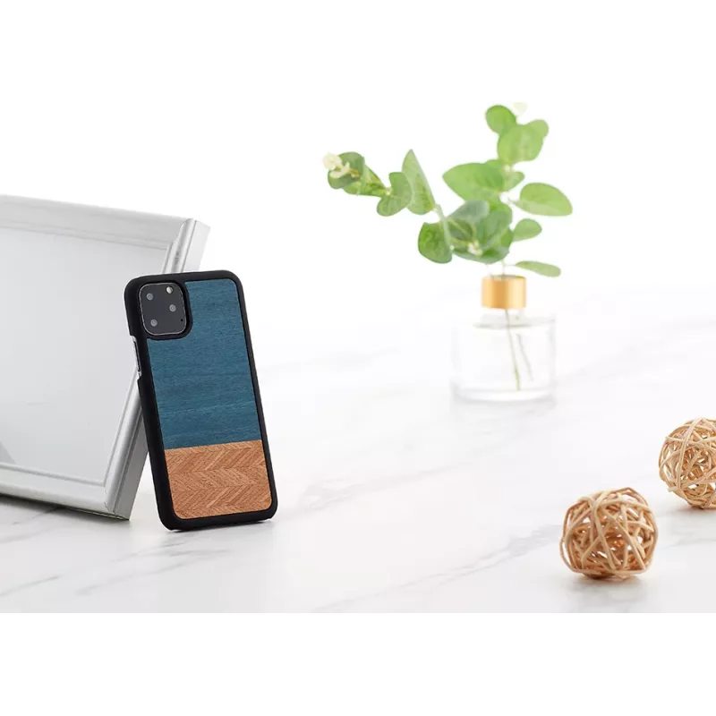 Capa para smartphone man and wood para iPhone 11 Pro – Denim-preto