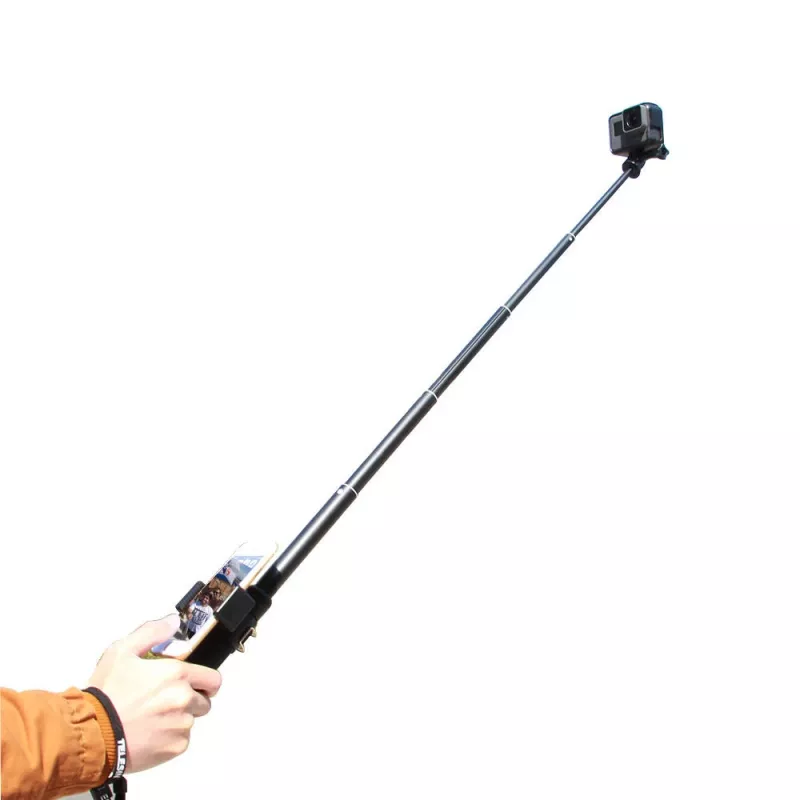 Pau de selfie Telesin GP-MNP-090-D comprimento ajustável leve