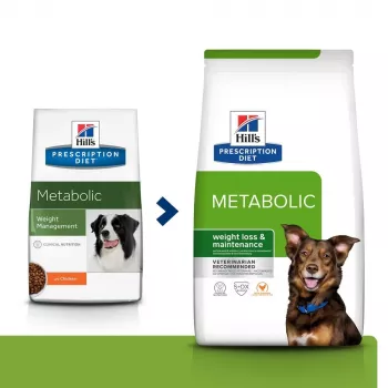HILL'S PRESCRIPTION DIET Canine Metabolic alimento seco para cães com frango 12 kg