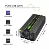 Inversor de automóvel Qoltec Monolith 1200 W preto 24 V