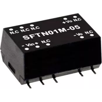 Fonte de alimentação MEAN WELL SFTN01L-12 1W 12V entrada 4,5-5,5V
