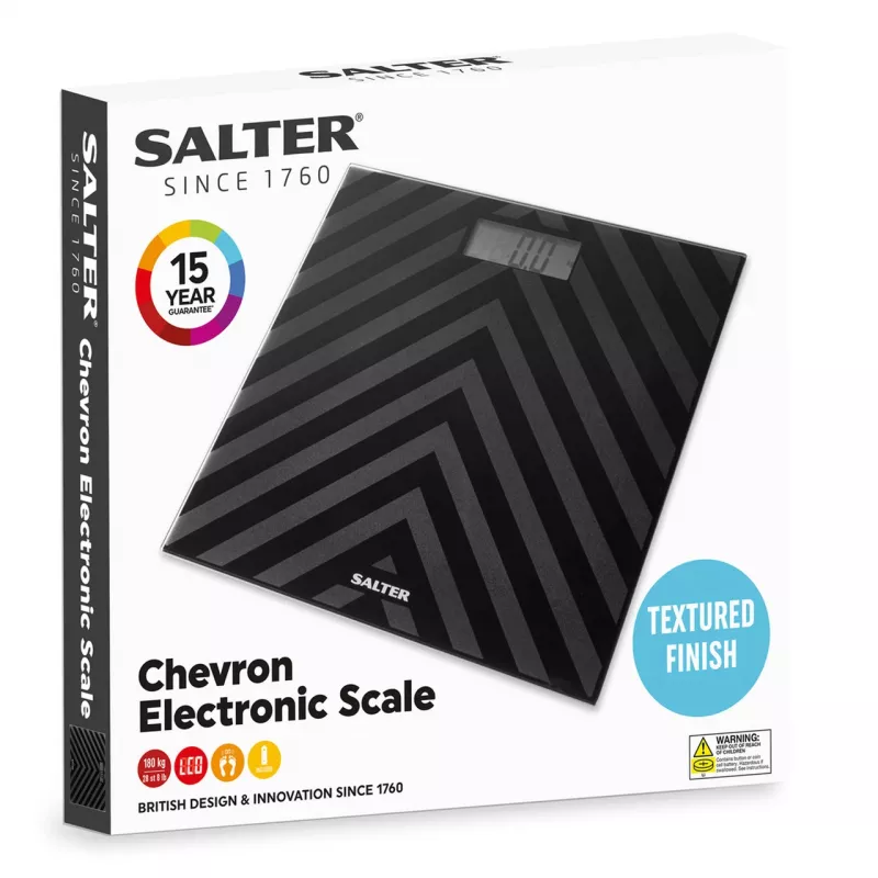 Balança de casa de banho Salter SA00287 BACFEU16 Chevron Two Tone
