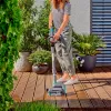 Limpa-terraços multiusos a bateria AquaBrush Patio 18V P4A solo, limpa-pavimentos cinzento/turquesa, sem bateria e carregador, POWER FOR ALL ALLIANCE