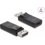 Adaptador DELOCK USB Type-C para DisplayPort 8K com suporte HDR e HDCP